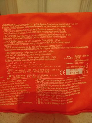 Piscina infantil Decathlon naranja