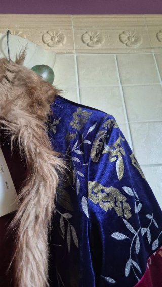 Cappotto lungo con pelliccia