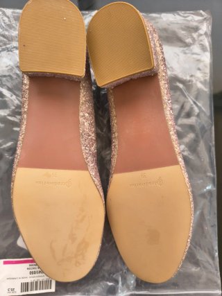 Bailarinas Stradivarius Talla 39 Glitter
