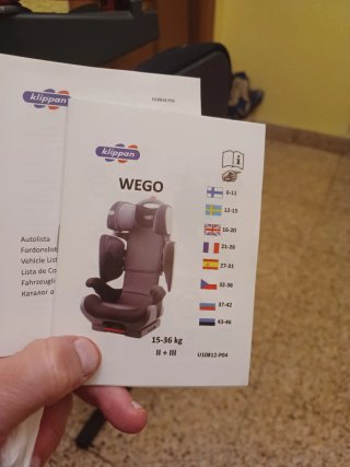 Silla coche niño WEGO alta calidad y funda