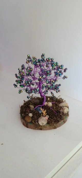 Albero della vita fatto a mano con pietre