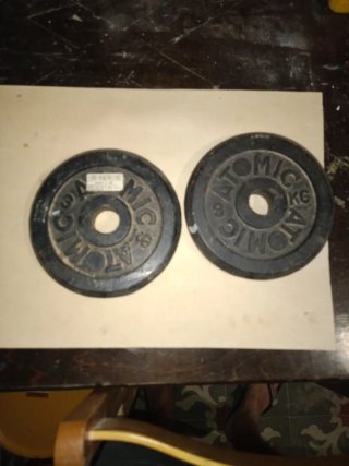 Discos Mancuernas Atomic 3 kg (2 unidades)
