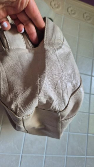 Borsone a mano beige