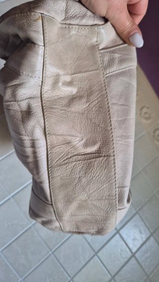 Borsone a mano beige