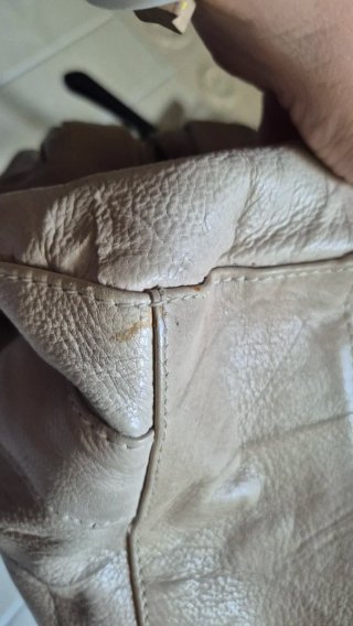Borsone a mano beige