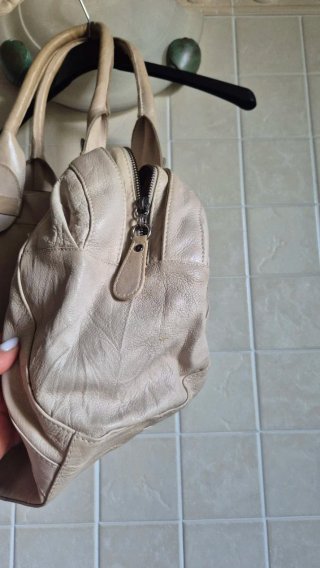 Borsone a mano beige