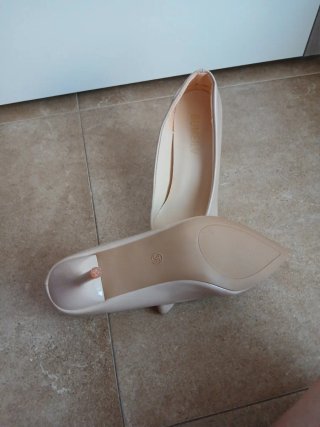 Zapatos de salón color albaricoque, 39