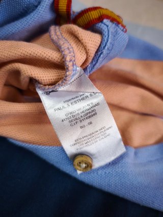 Polo Spagnolo Talla XL Rayas Multicolor