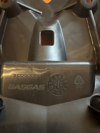 Portamatrículas corto Gas Gas EC 250 2018