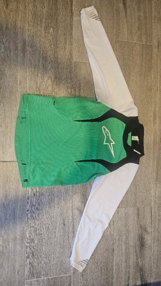 Camiseta Alpinestars Talla L Verde/Blanco