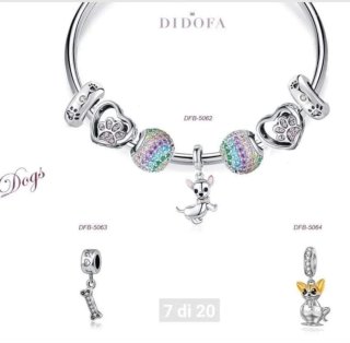 Bracciale Didofa Inox Argento Multicolore