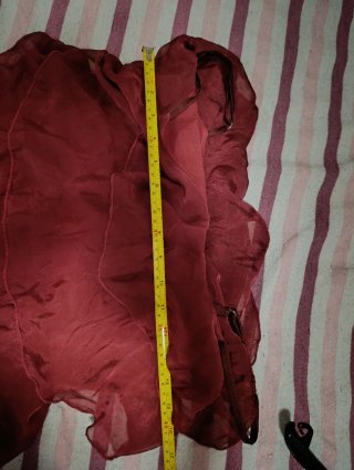 Abito Susimix rosso con balze