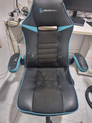 Silla de escritorio Newskill Negra/Azul