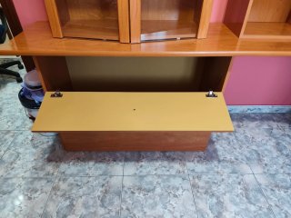 Estructura de cama individual con somier
