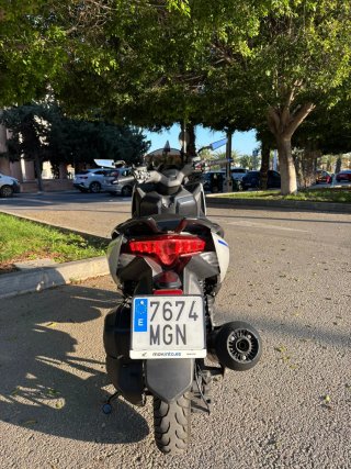 Zontes M125 Maxi Scooter Plata/Azul