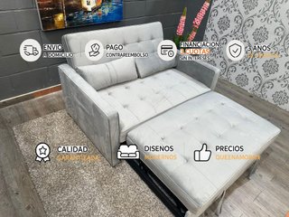 Nuevo sofa cama 2 plazas + 2 cojines - Oferta