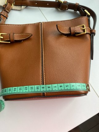 Bolso de hombro Zara marrón