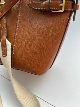 Bolso de hombro Zara marrón