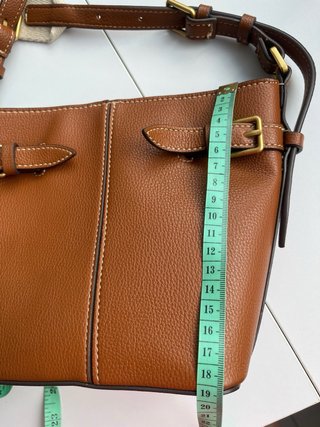 Bolso de hombro Zara marrón