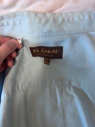 Camisa El Ganso Talla 42 Azul cielo