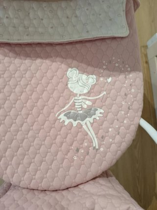 Carrito Muñecas Rosa Clásico Grande 90cm