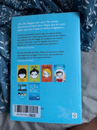 Libro wonder catalan/Valenciano