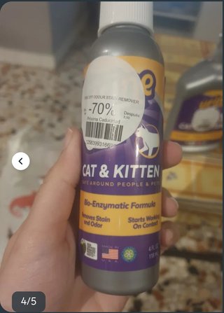 Urine Off Antiorines Gato 2x Spray + 5x Mini Spray