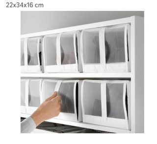 4 Cajas SKUBB IKEA para zapatos
