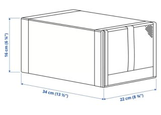 4 Cajas SKUBB IKEA para zapatos