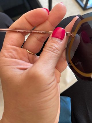 Gafas de sol Emporio Armani doradas y rosas