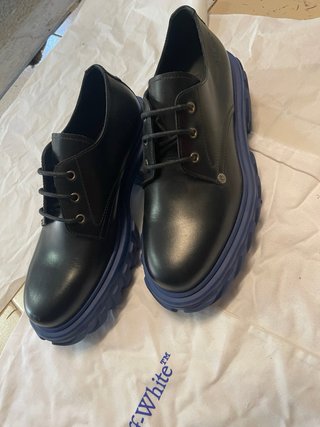 Scarpe Off-White Nere e Blu