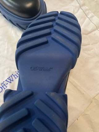 Scarpe Off-White Nere e Blu