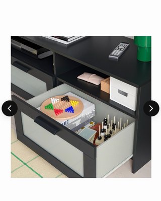 Mueble TV Ikea Negro