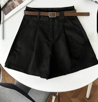 Pantalón corto negro mujer  Talla S