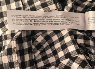 Minifalda pantalón Vichy Bershka