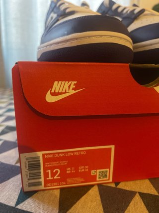 Nike Dunk Low Retro Púrpura Talla 46