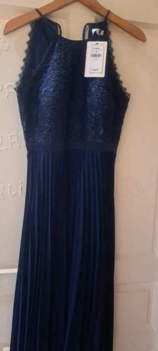 Vestido de fiesta azul talla M