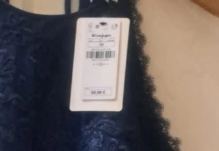 Vestido de fiesta azul talla M