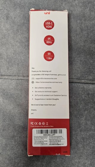 Cavo UNI USB-C a HDMI 60Hz