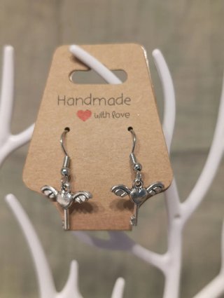 Pendientes árbol de la vida hechos a mano
