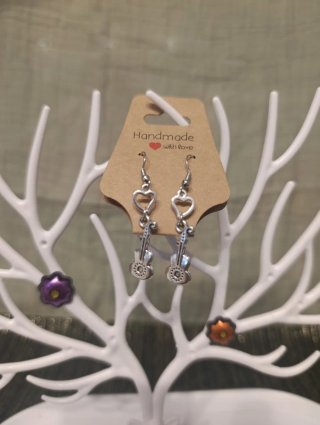 Pendientes árbol de la vida hechos a mano