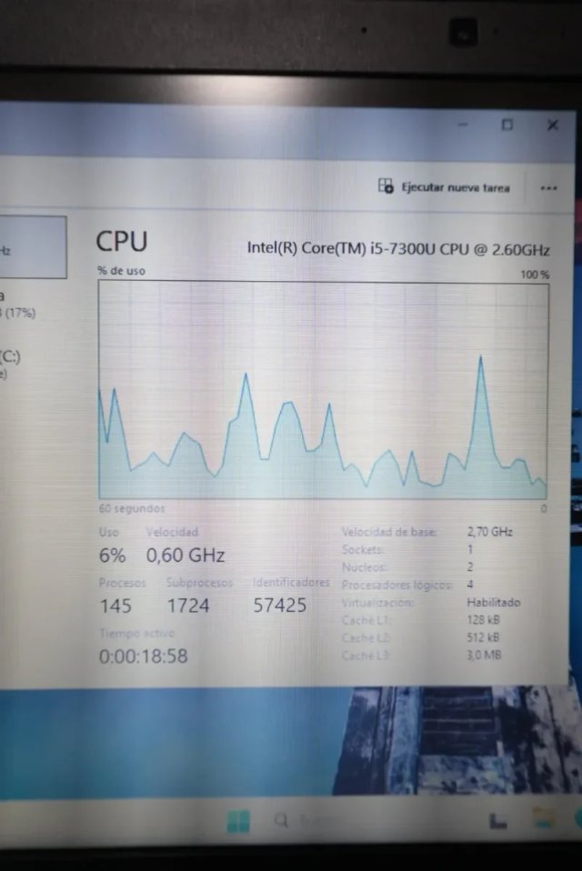Ordenador Portátil DELL I5-7300U 16GB 512G SAMSUNG