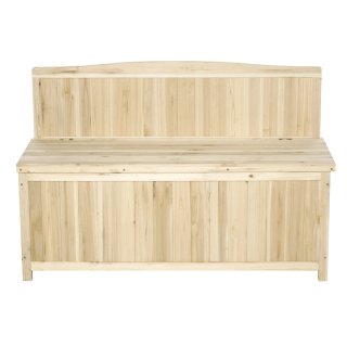 Banco de Jardín Baúl Almacenaje Madera