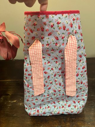 Mochila infantil floral