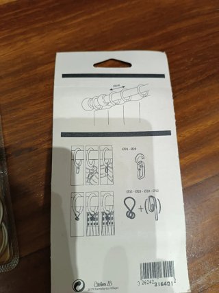 Anillas metálicas para cortinas Ateliers 28