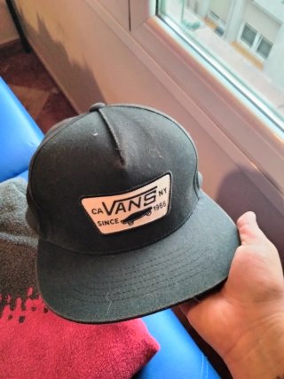 Gorra Vans Visera Plana Negra