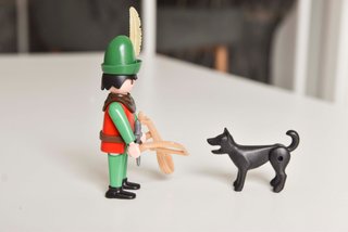 Playmobil Trovador Medieval con Rabel y Perro
