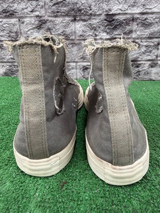 Converse alte verde oliva taglia 44