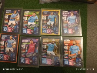 Cartas de fútbol Topps Champions League