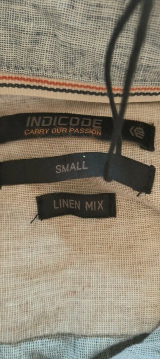Camisa Lino Indicode Talla S
